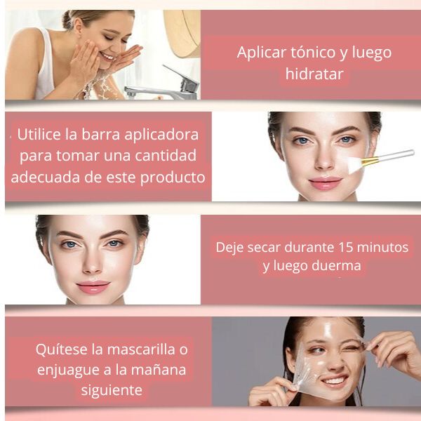 HOYGI Mascarilla facial de colágeno
