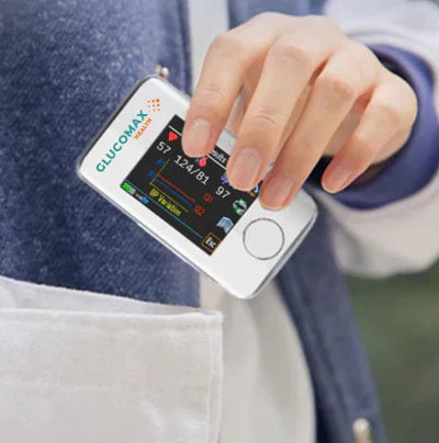 Glucómetro Láser No Invasivo GlucoMax [99.9% DE PRECISIÓN]