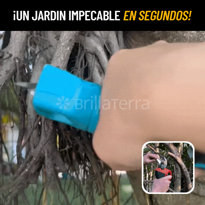 PodaPower Pro – Tijeras de podar eléctricas con doble batería y alto rendimiento