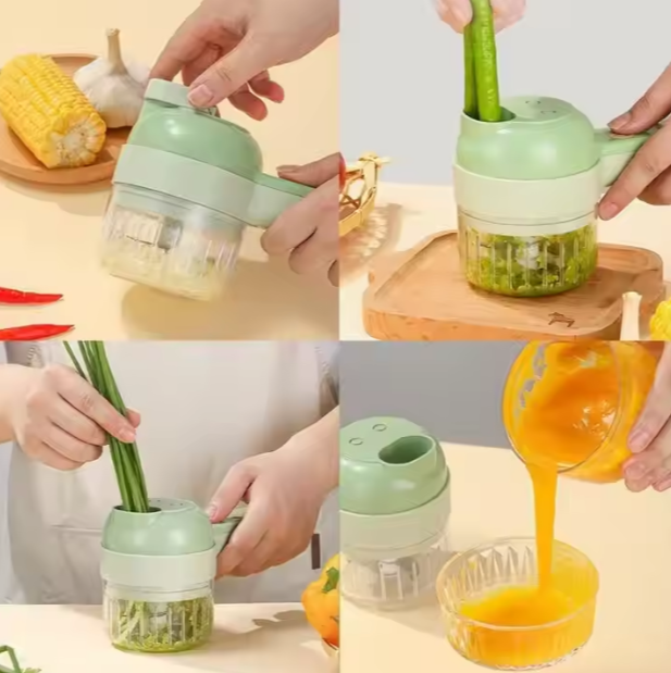 Picador Eléctrico Multifuncional 4 en 1